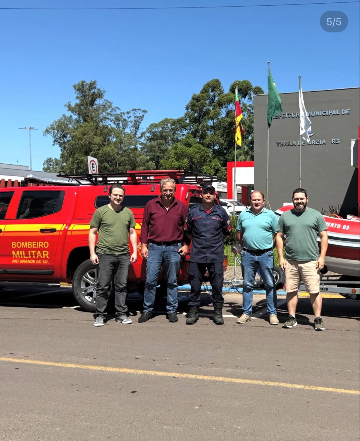 reforco-na-seguranca-bombeiros-de-terra-de-areia-recebem-novos-equipamentos